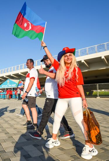 Azerbaijan Soccer Euro 2020 Turkey - Wales