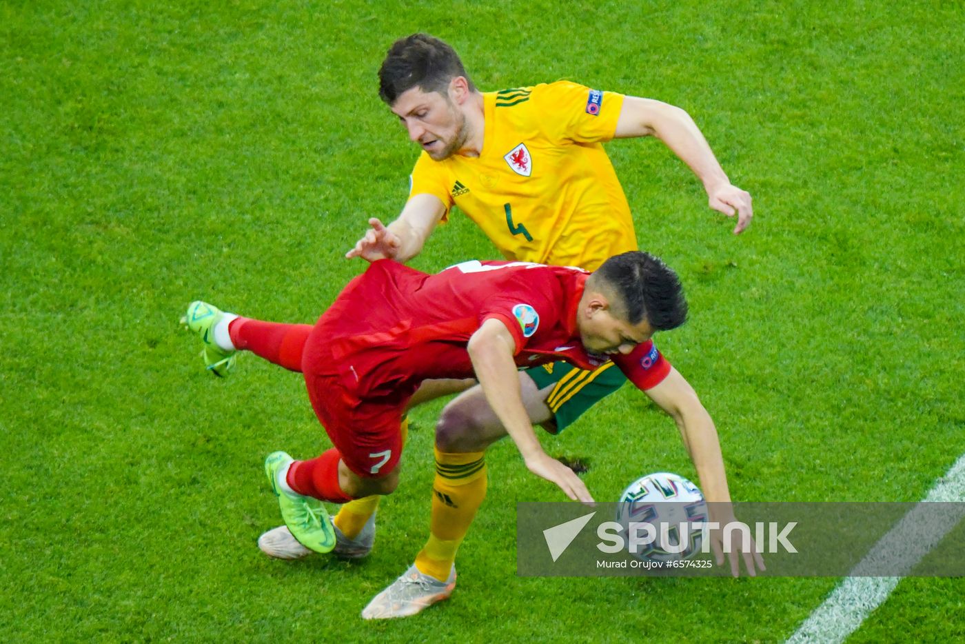 Azerbaijan Soccer Euro 2020 Turkey - Wales