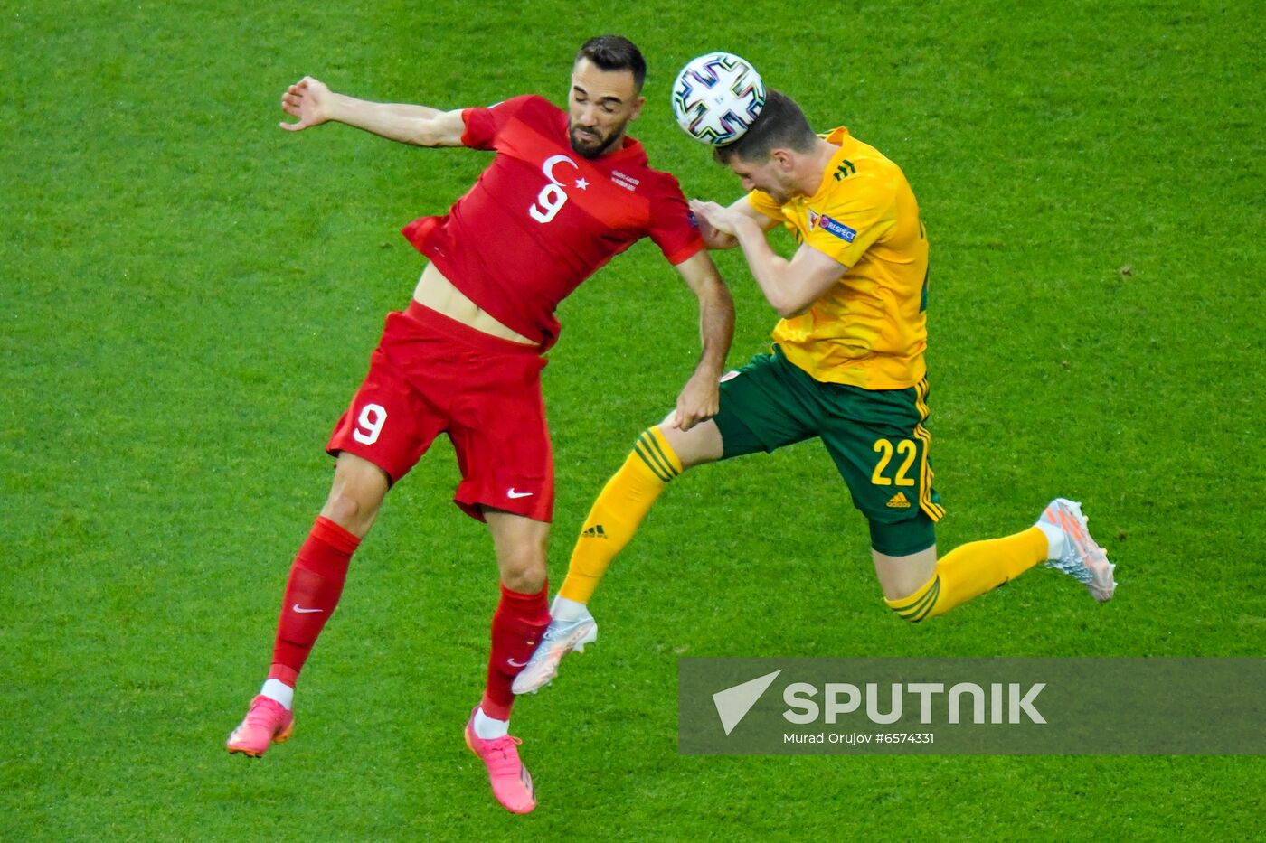 Azerbaijan Soccer Euro 2020 Turkey - Wales