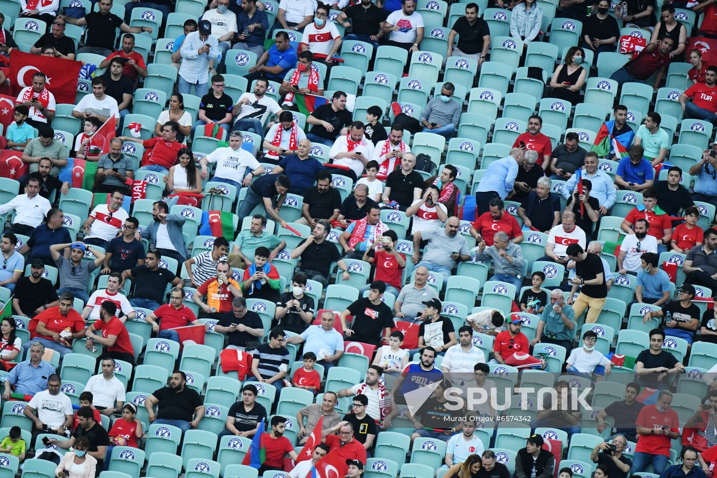 Azerbaijan Soccer Euro 2020 Turkey - Wales