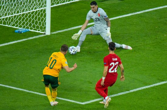 Azerbaijan Soccer Euro 2020 Turkey - Wales
