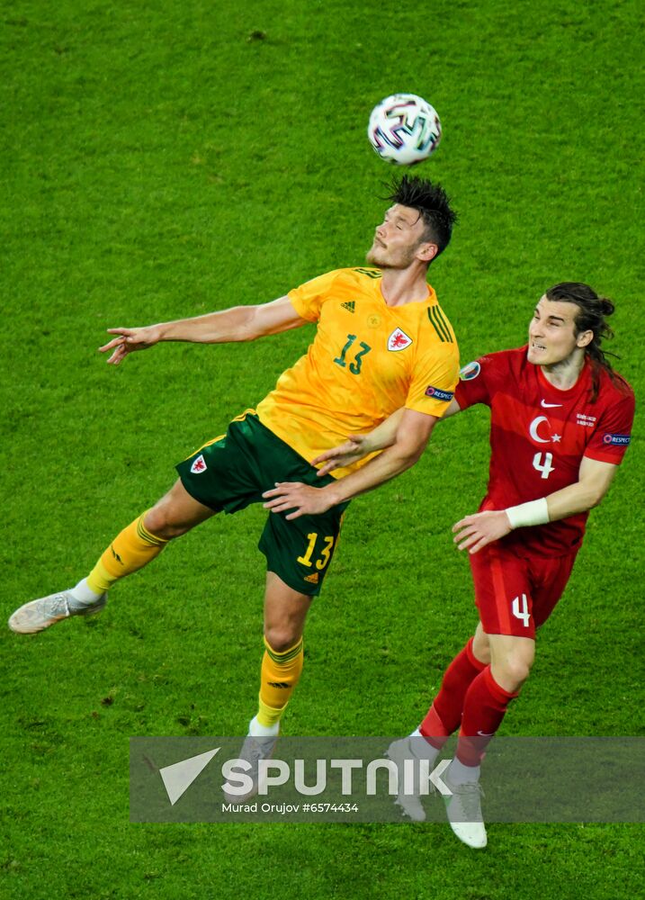 Azerbaijan Soccer Euro 2020 Turkey - Wales