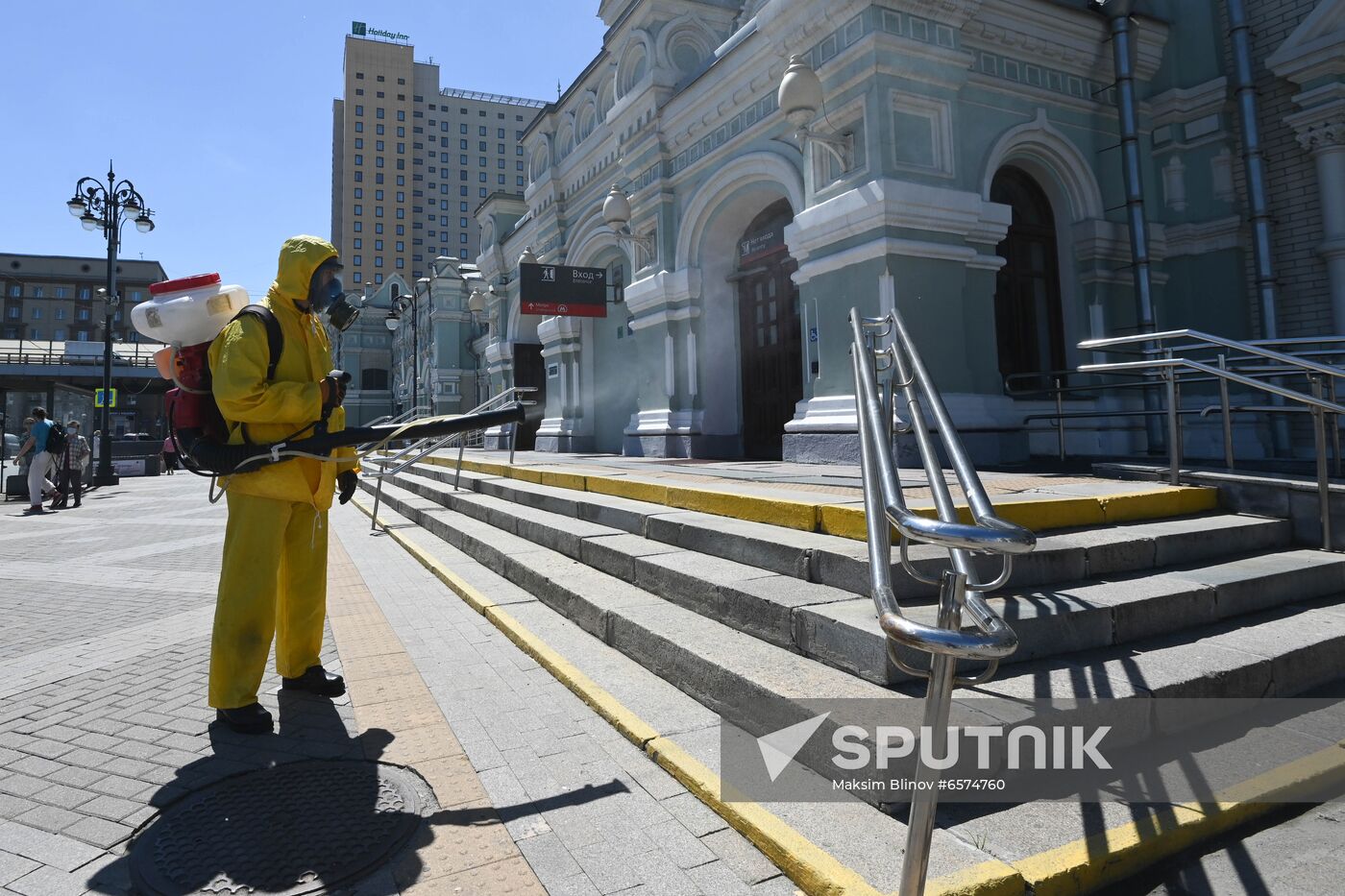 Russia Coronavirus Disinfection