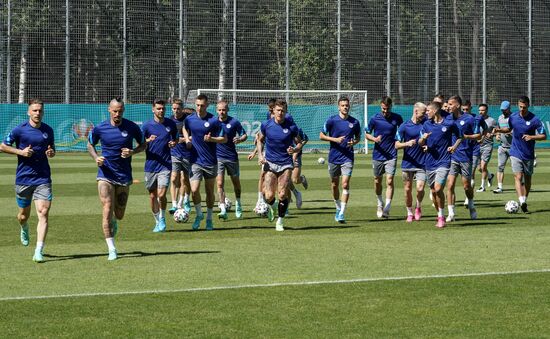 Russia Soccer Euro 2020 Slovakia Training Session