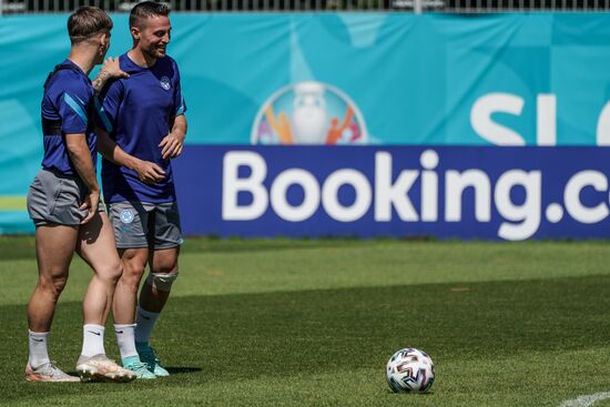 Russia Soccer Euro 2020 Slovakia Training Session