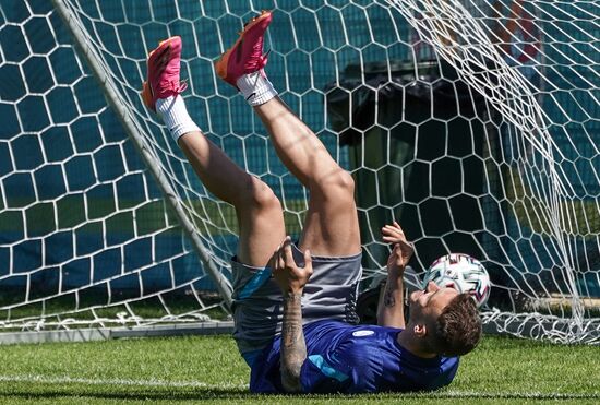 Russia Soccer Euro 2020 Slovakia Training Session