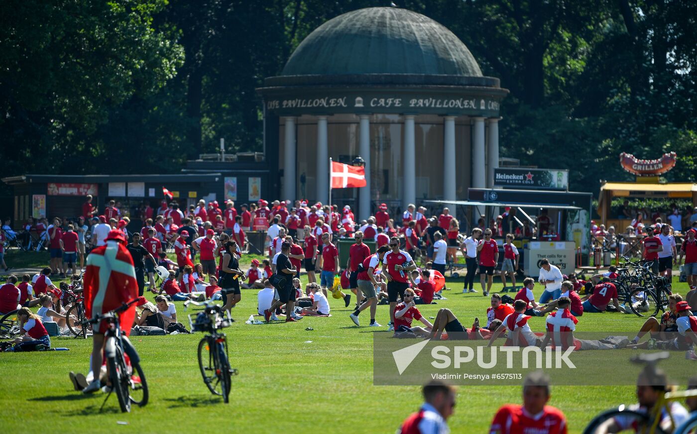 Denmark Soccer Euro 2020 Denmark - Belgium