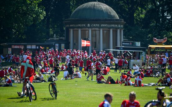 Denmark Soccer Euro 2020 Denmark - Belgium