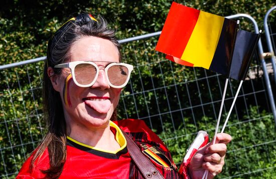 Denmark Soccer Euro 2020 Denmark - Belgium