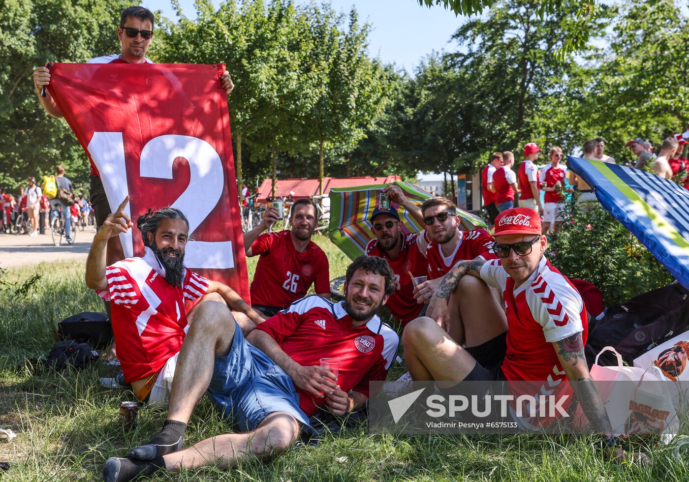 Denmark Soccer Euro 2020 Denmark - Belgium