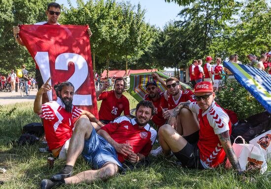 Denmark Soccer Euro 2020 Denmark - Belgium