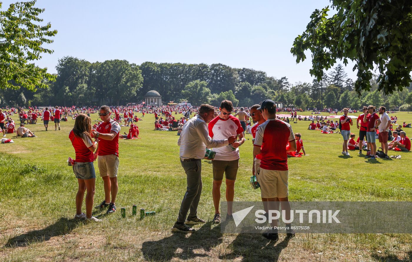 Denmark Soccer Euro 2020 Denmark - Belgium