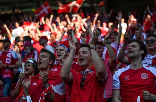 Denmark Soccer Euro 2020 Denmark - Belgium