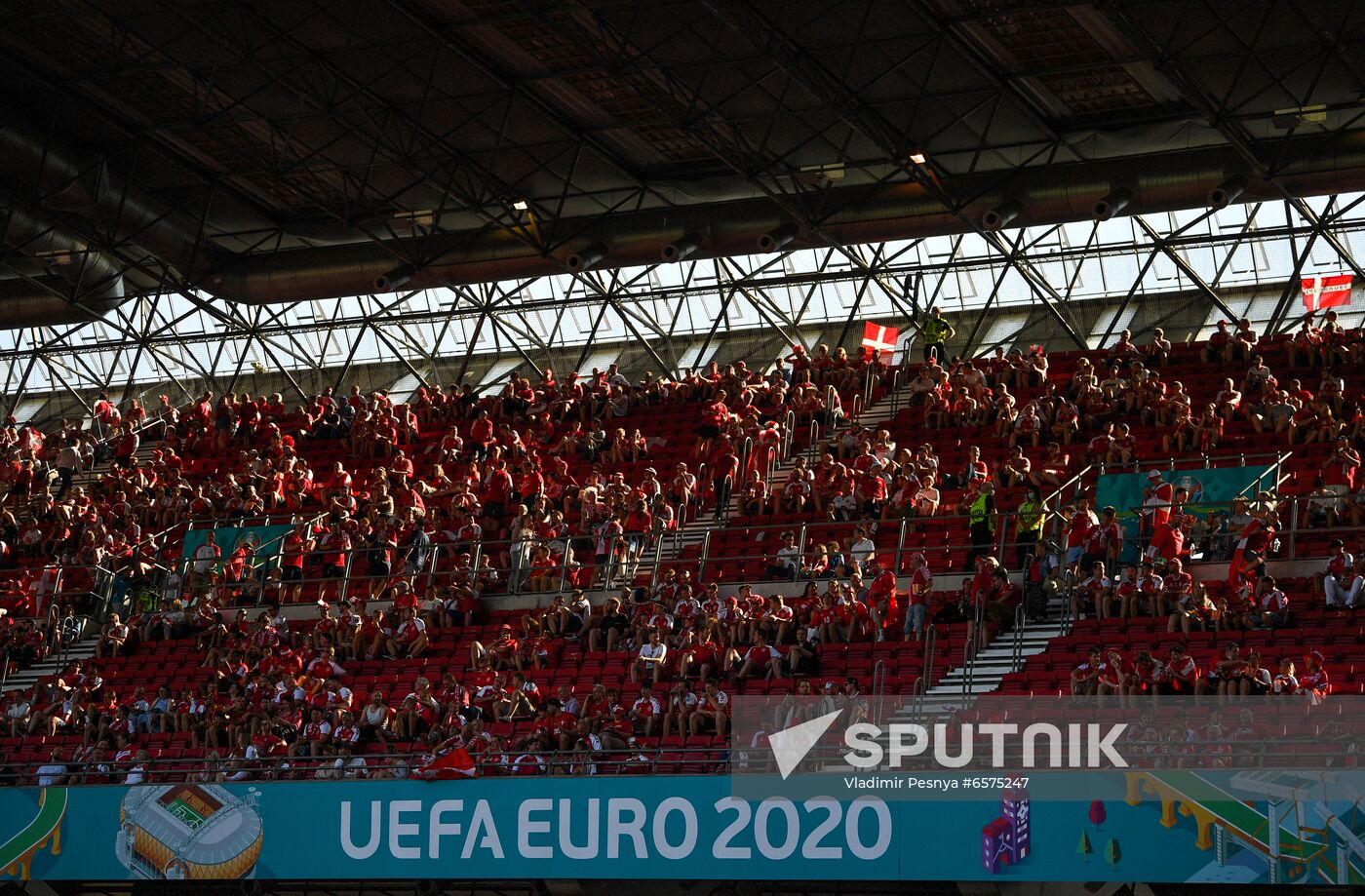 Denmark Soccer Euro 2020 Denmark - Belgium