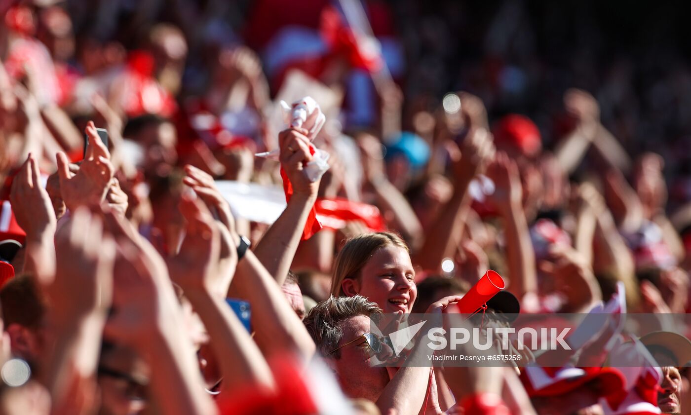 Denmark Soccer Euro 2020 Denmark - Belgium