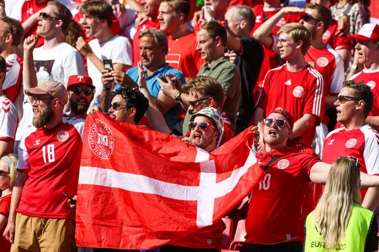 Denmark Soccer Euro 2020 Denmark - Belgium