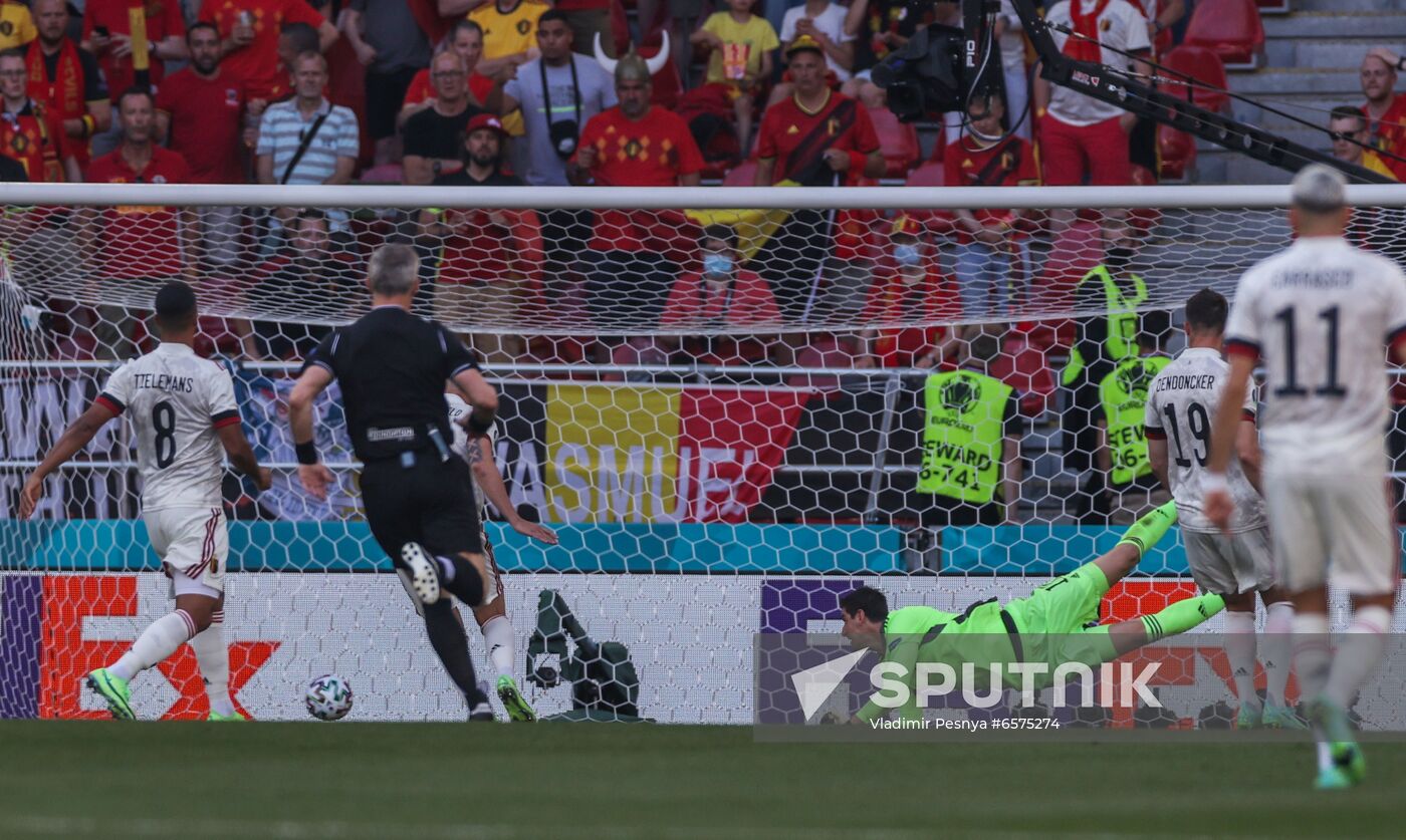 Denmark Soccer Euro 2020 Denmark - Belgium