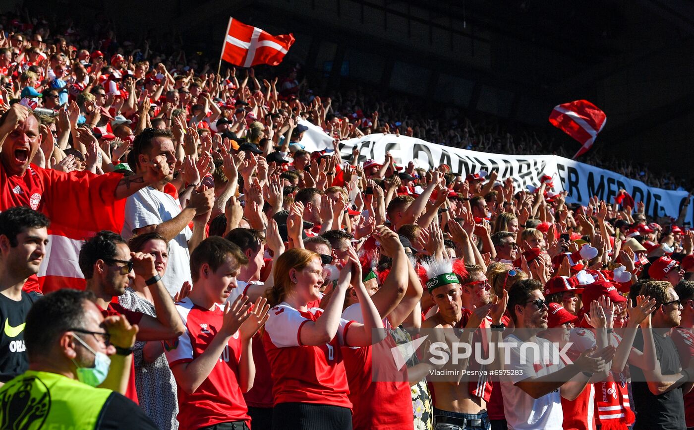 Denmark Soccer Euro 2020 Denmark - Belgium