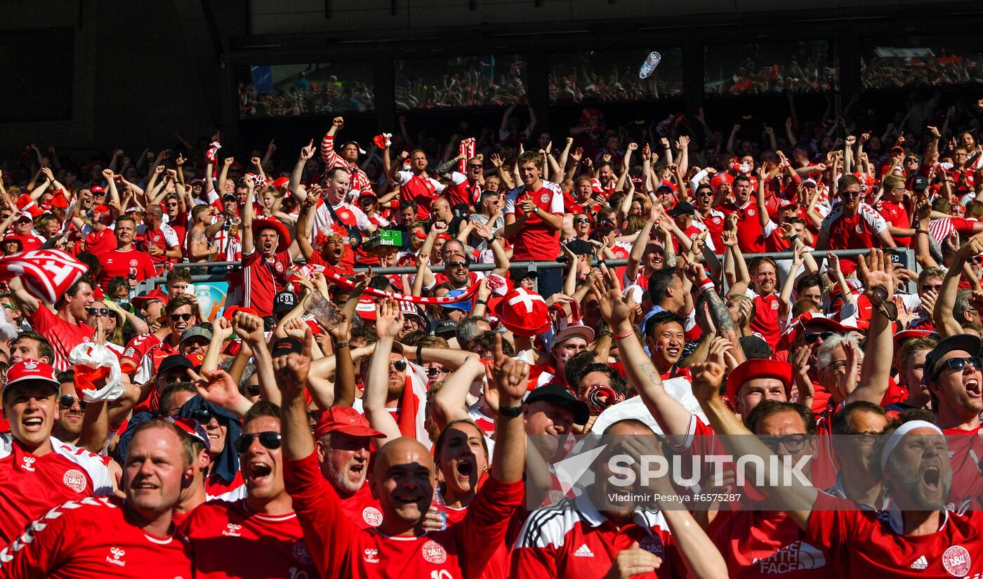 Denmark Soccer Euro 2020 Denmark - Belgium