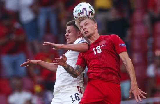 Denmark Soccer Euro 2020 Denmark - Belgium