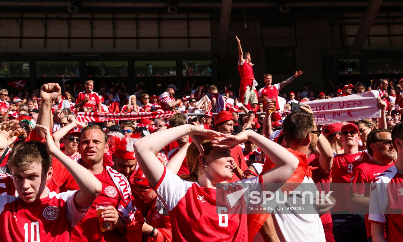 Denmark Soccer Euro 2020 Denmark - Belgium