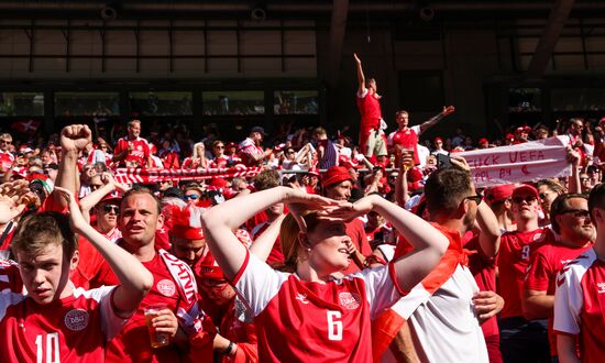 Denmark Soccer Euro 2020 Denmark - Belgium