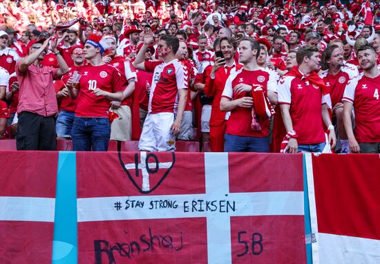 Denmark Soccer Euro 2020 Denmark - Belgium