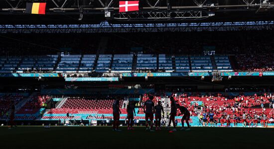 Denmark Soccer Euro 2020 Denmark - Belgium