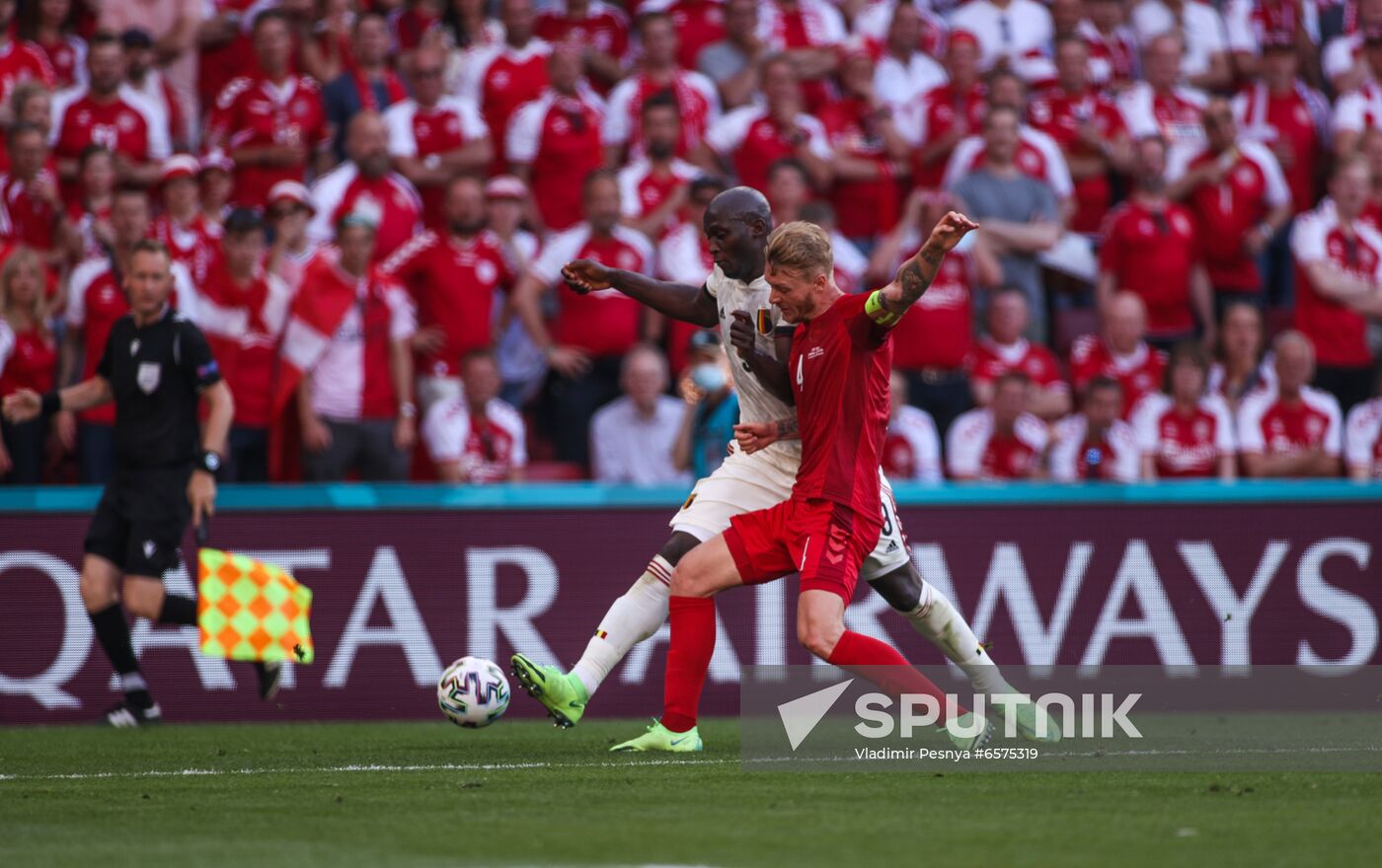 Denmark Soccer Euro 2020 Denmark - Belgium