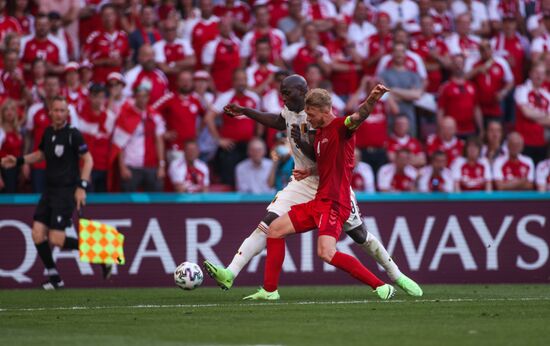 Denmark Soccer Euro 2020 Denmark - Belgium