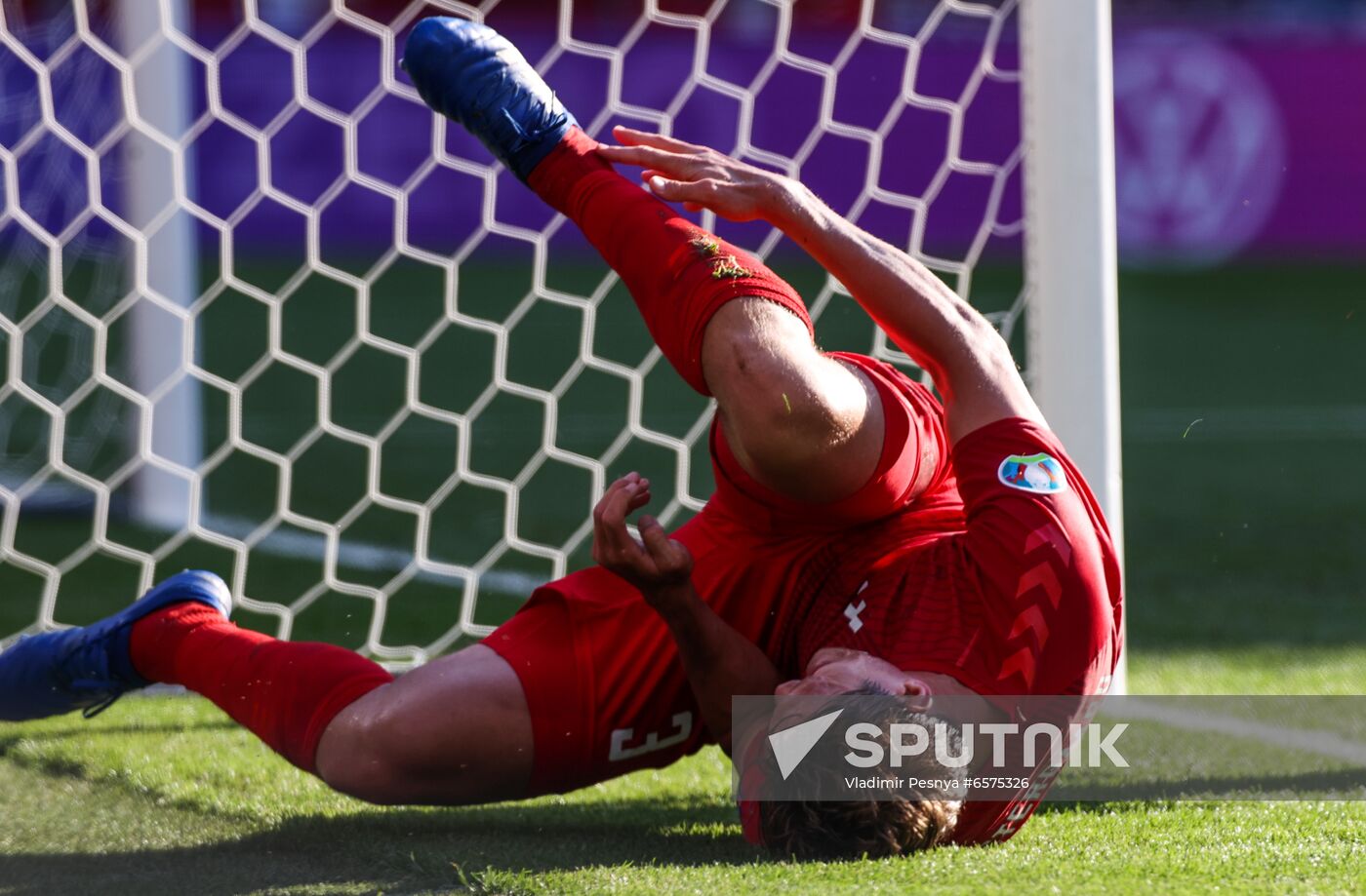Denmark Soccer Euro 2020 Denmark - Belgium