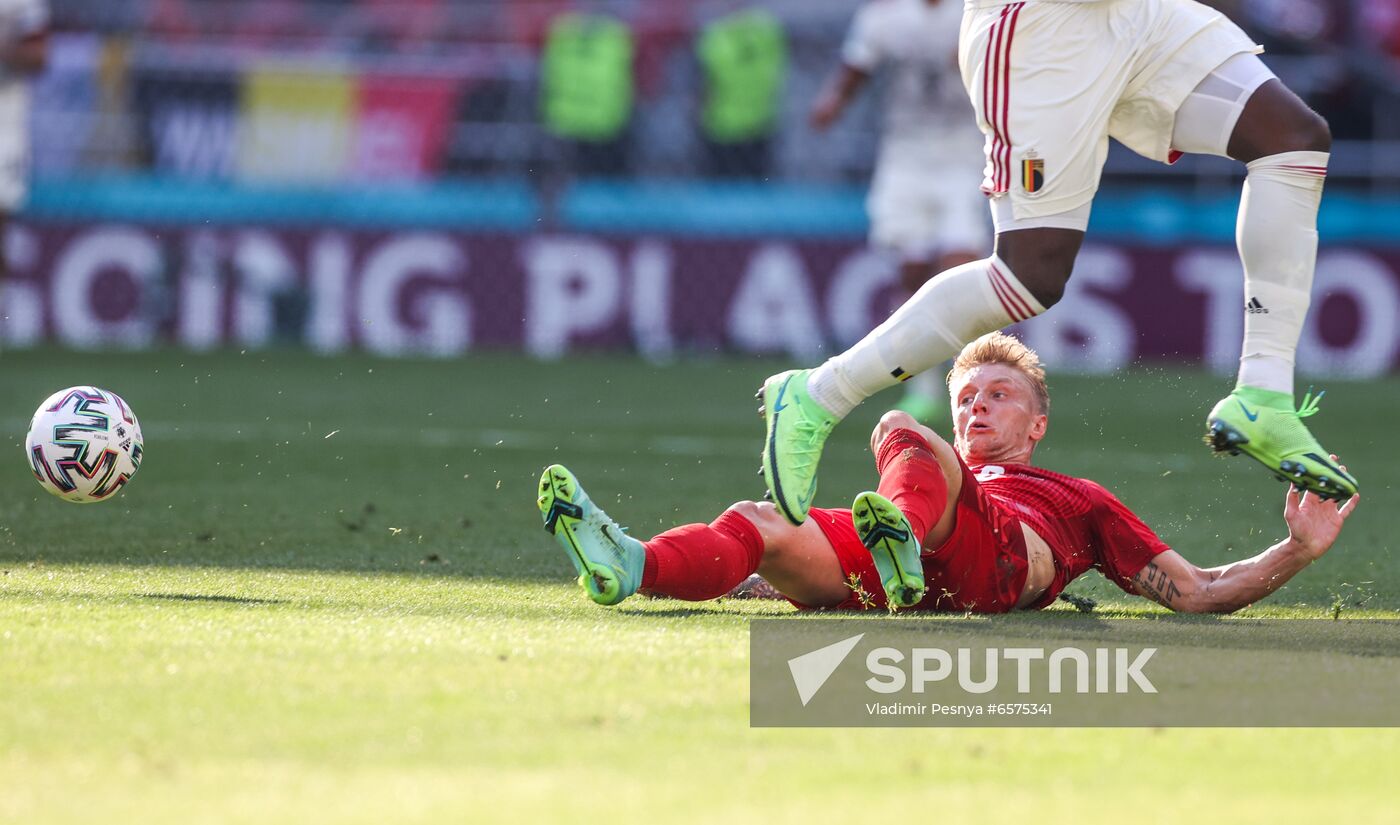 Denmark Soccer Euro 2020 Denmark - Belgium