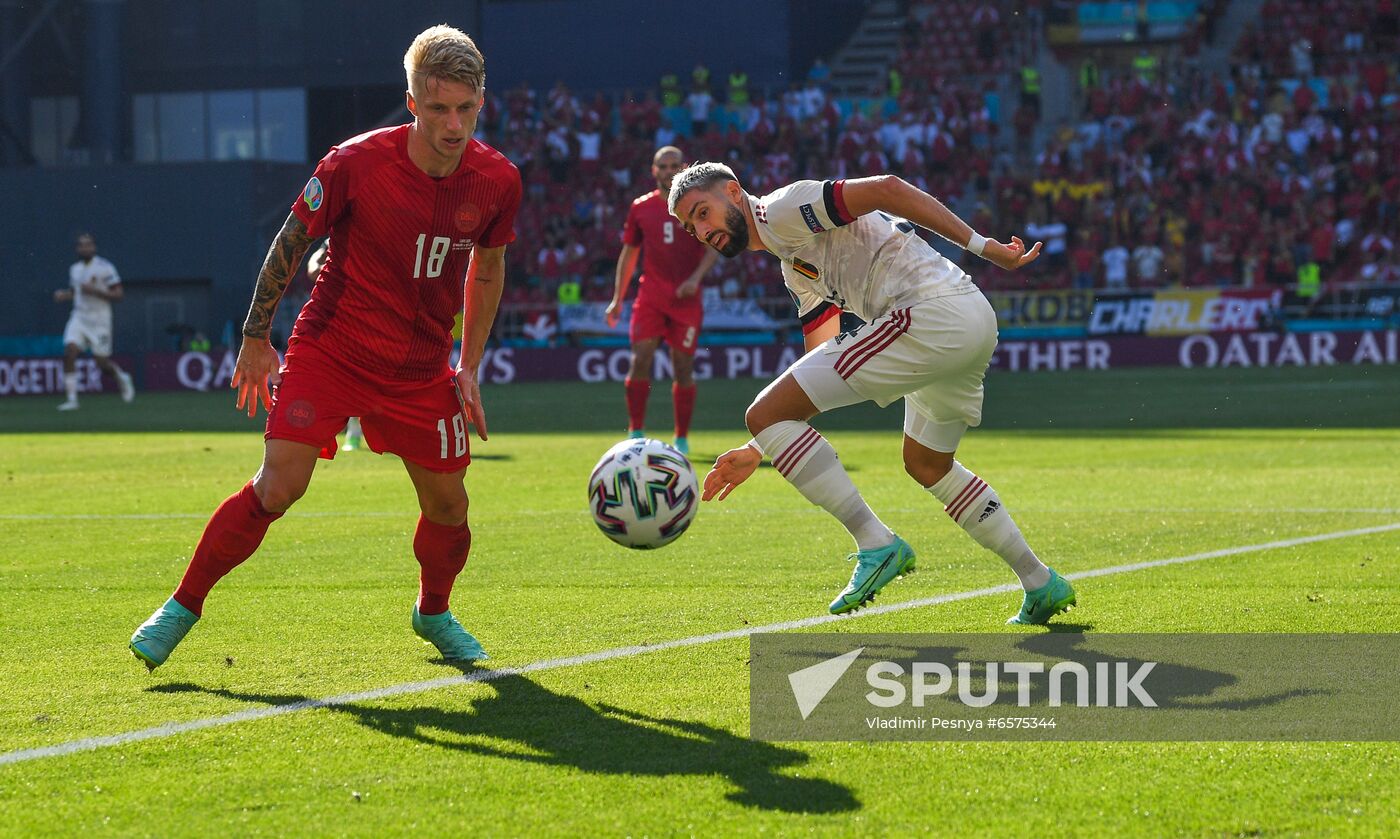 Denmark Soccer Euro 2020 Denmark - Belgium