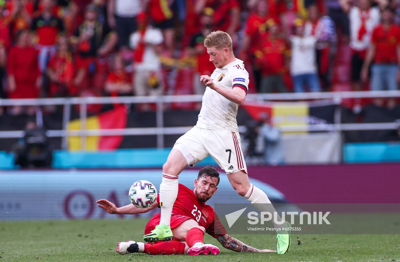 Denmark Soccer Euro 2020 Denmark - Belgium