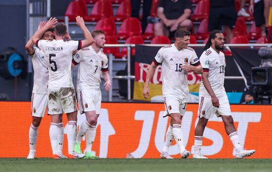 Denmark Soccer Euro 2020 Denmark - Belgium