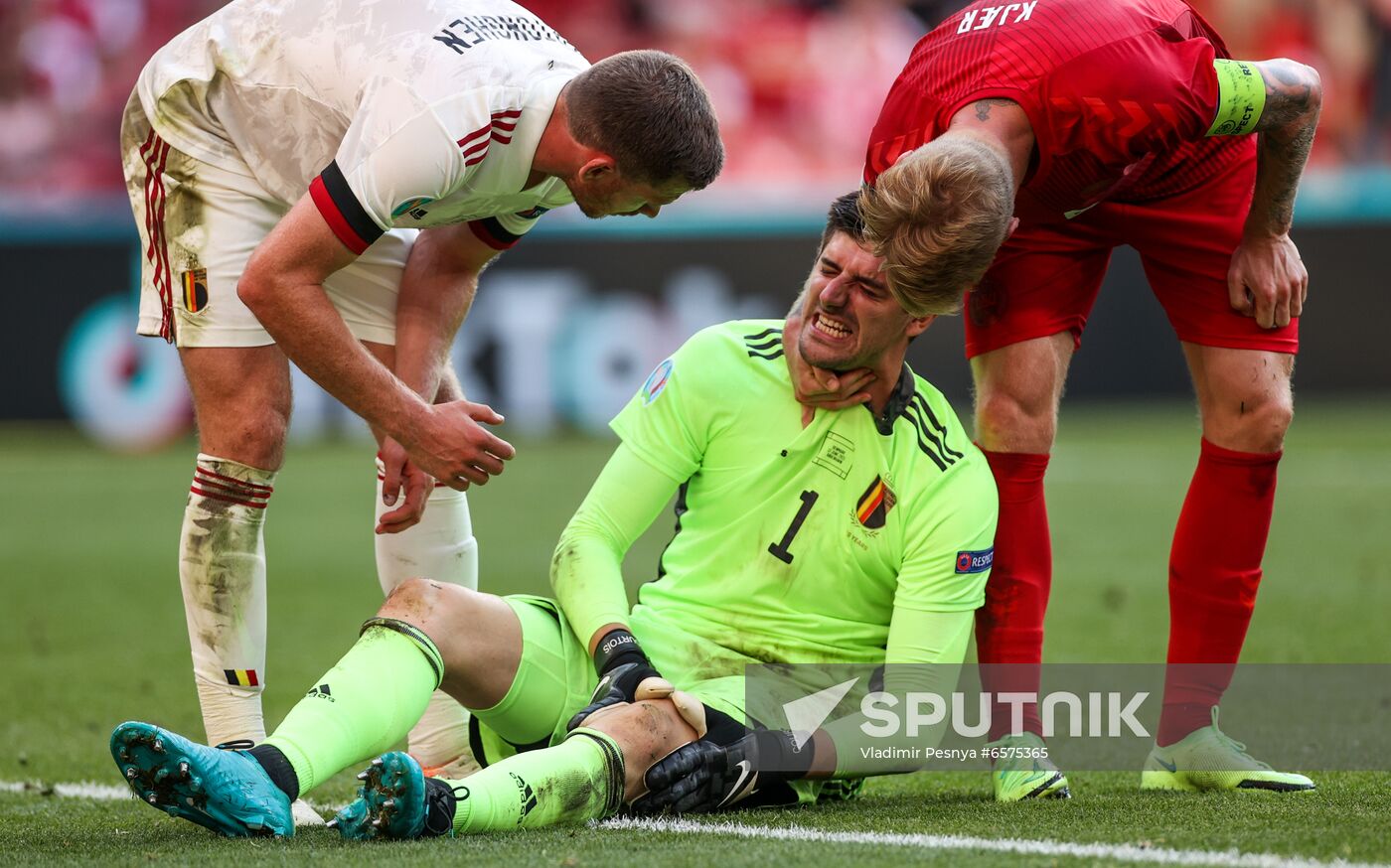 Denmark Soccer Euro 2020 Denmark - Belgium