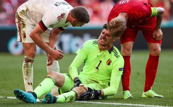 Denmark Soccer Euro 2020 Denmark - Belgium