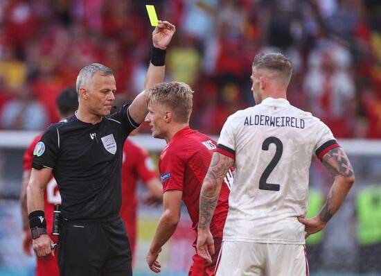 Denmark Soccer Euro 2020 Denmark - Belgium