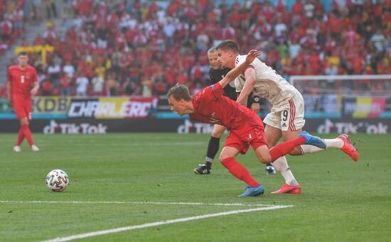 Denmark Soccer Euro 2020 Denmark - Belgium