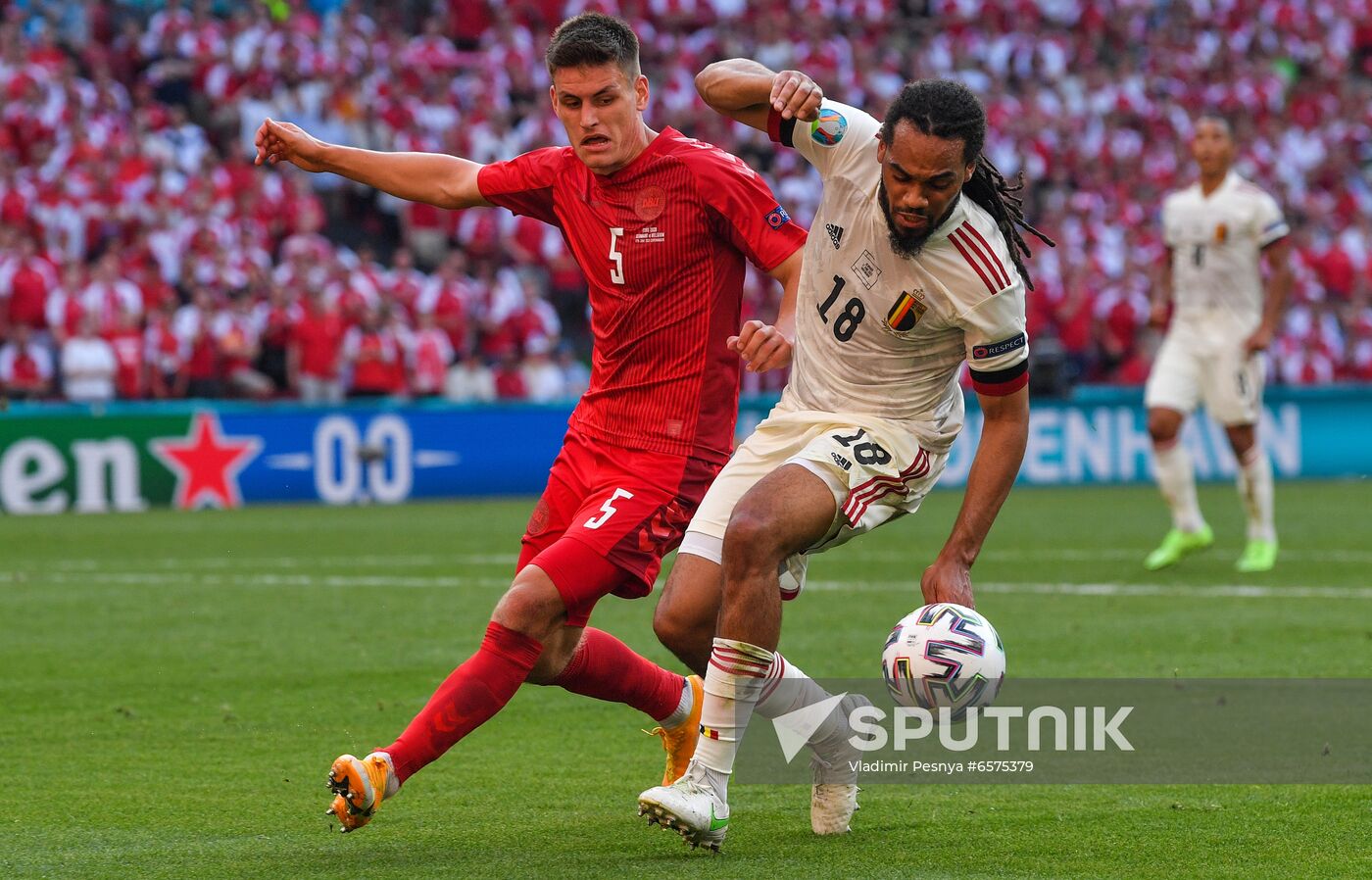 Denmark Soccer Euro 2020 Denmark - Belgium