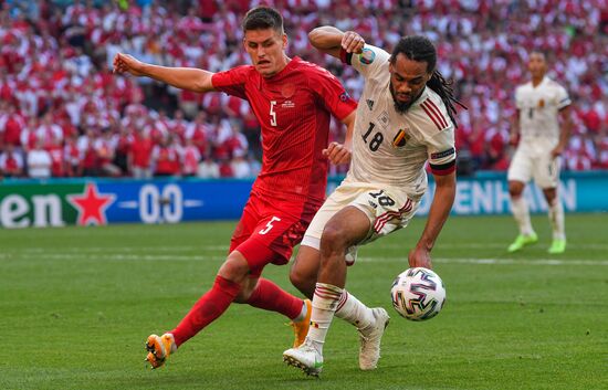 Denmark Soccer Euro 2020 Denmark - Belgium