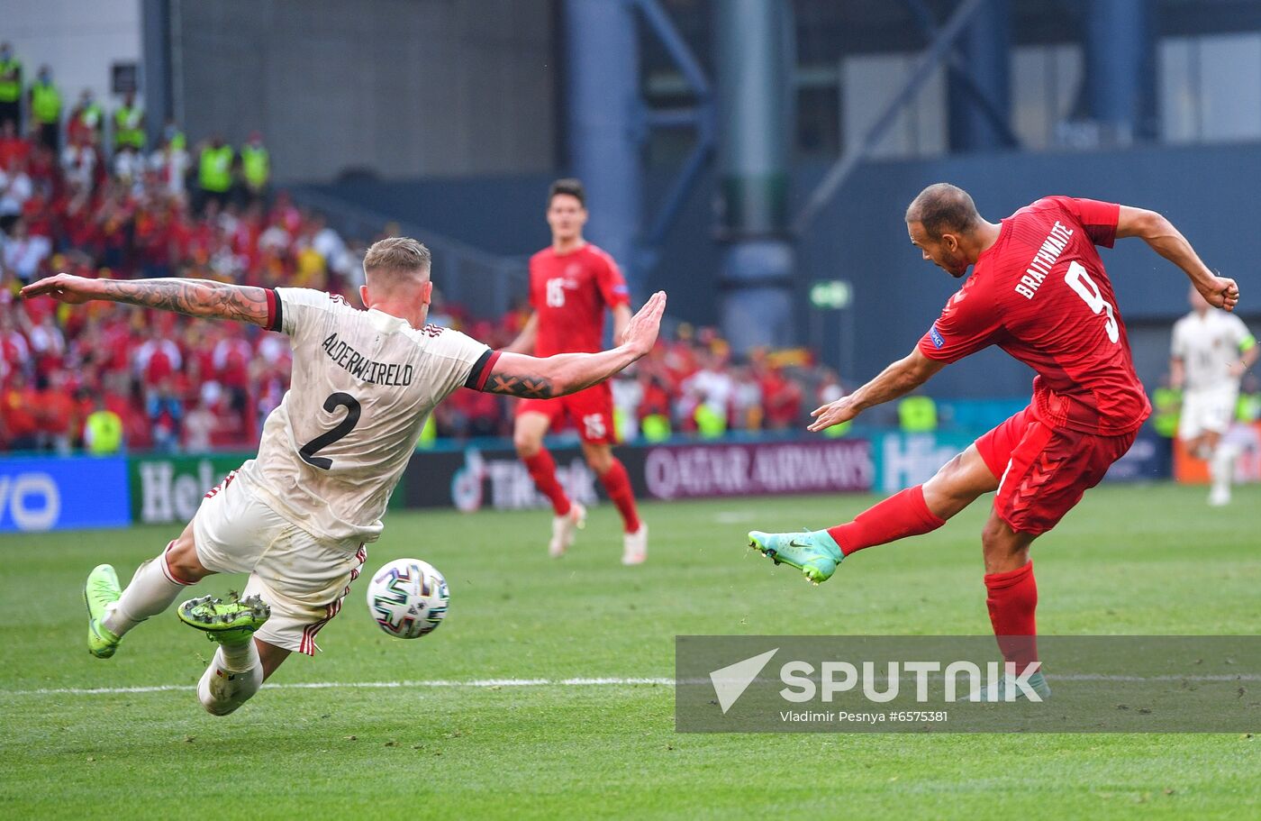 Denmark Soccer Euro 2020 Denmark - Belgium