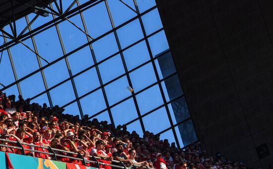 Denmark Soccer Euro 2020 Denmark - Belgium