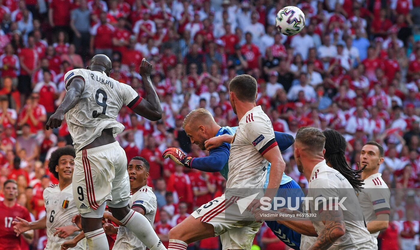 Denmark Soccer Euro 2020 Denmark - Belgium