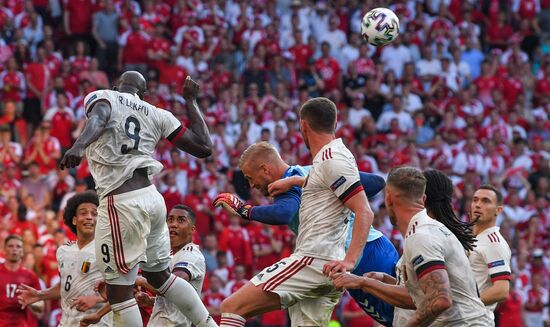 Denmark Soccer Euro 2020 Denmark - Belgium