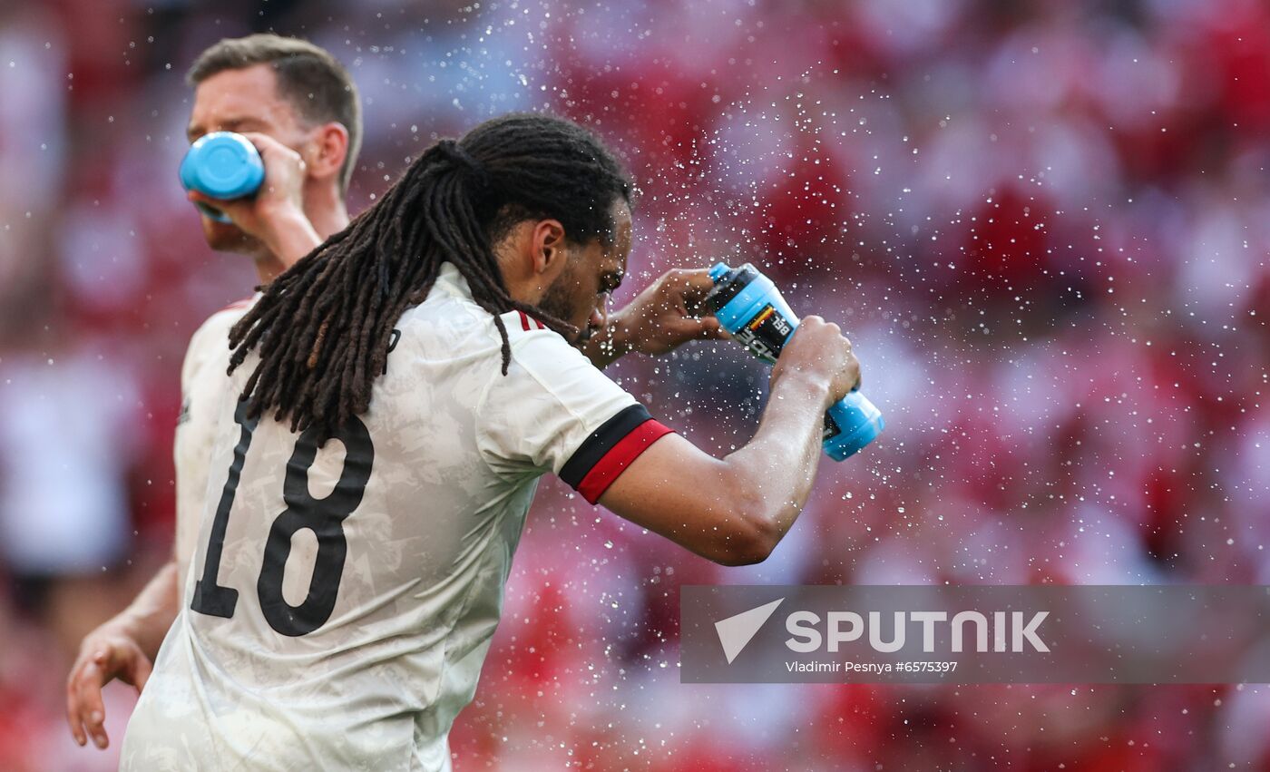 Denmark Soccer Euro 2020 Denmark - Belgium