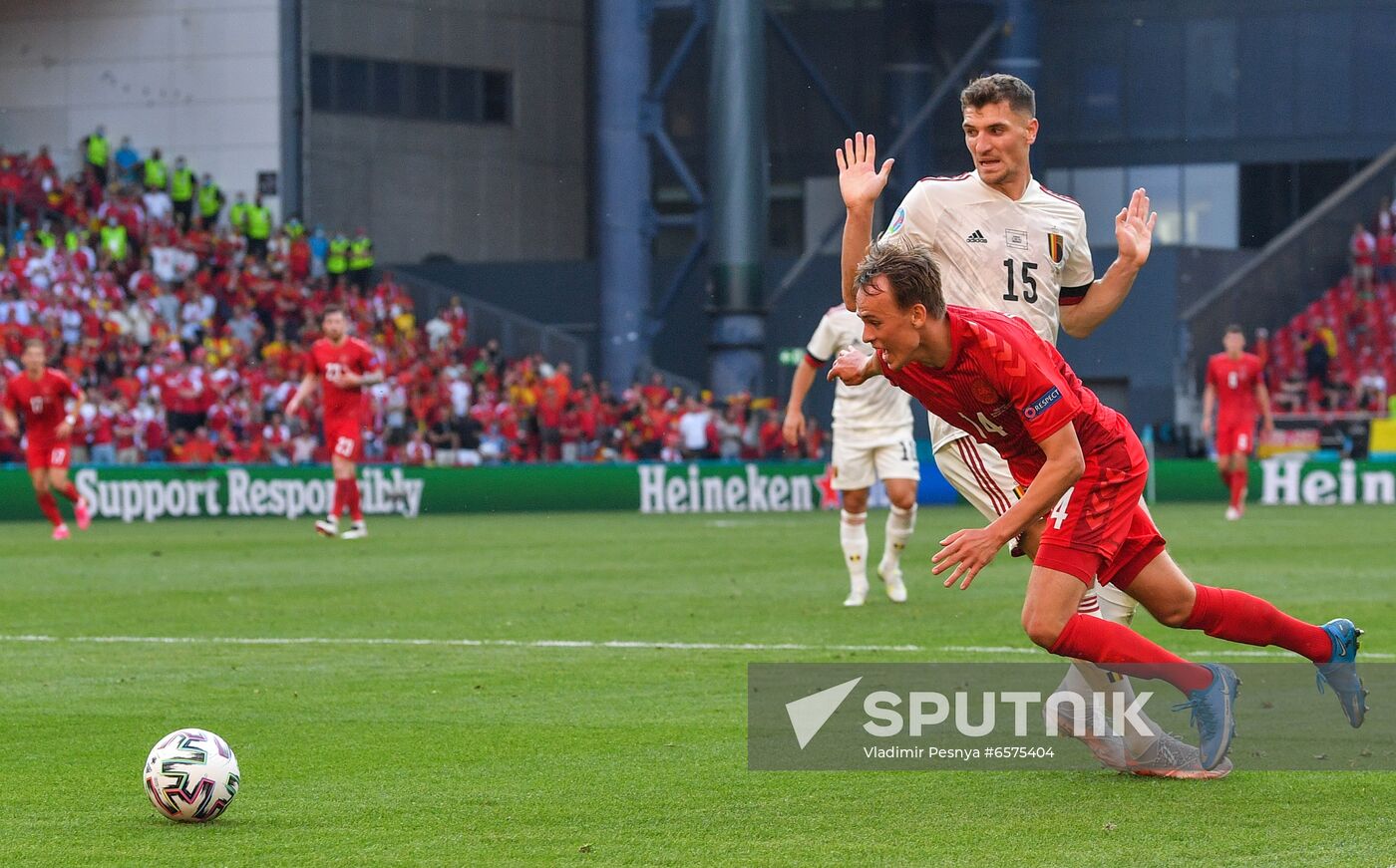 Denmark Soccer Euro 2020 Denmark - Belgium