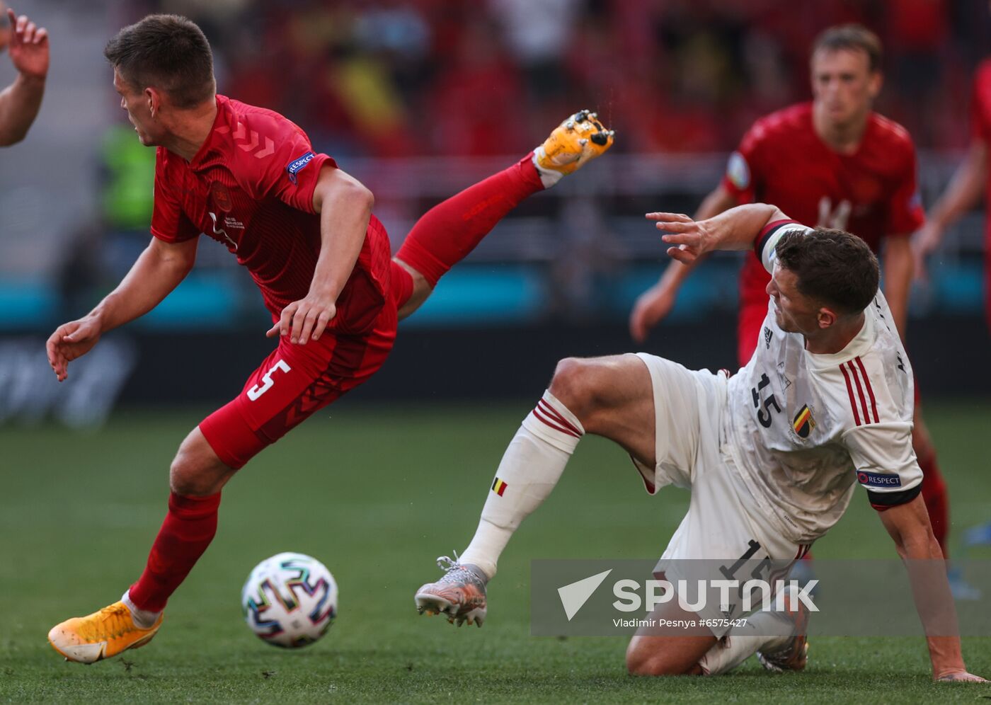 Denmark Soccer Euro 2020 Denmark - Belgium