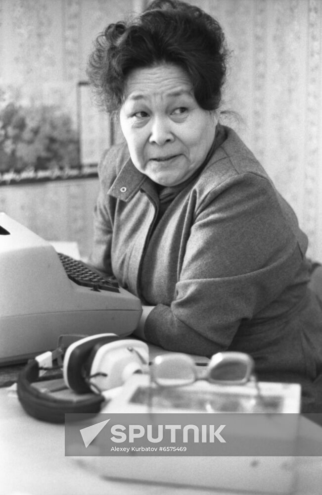 Head of Innuit Department of Anadyr Radio Nina Enmynkau