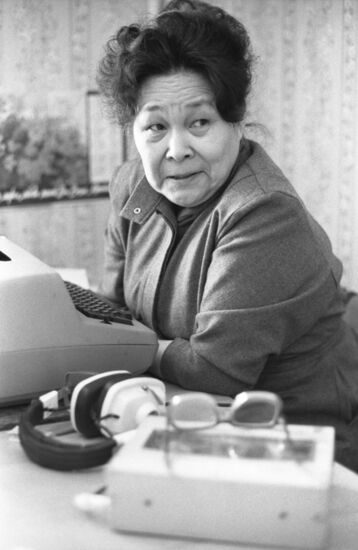 Head of Innuit Department of Anadyr Radio Nina Enmynkau
